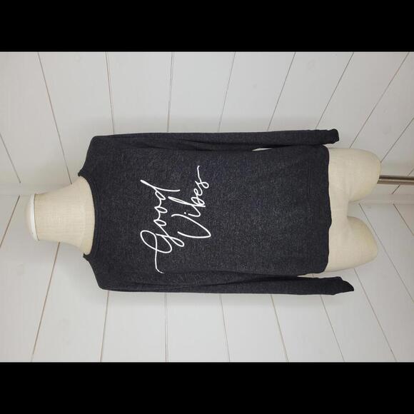 Buffalo by David Britton small black "good vibes" sweatshirt - Picture 1 of 5